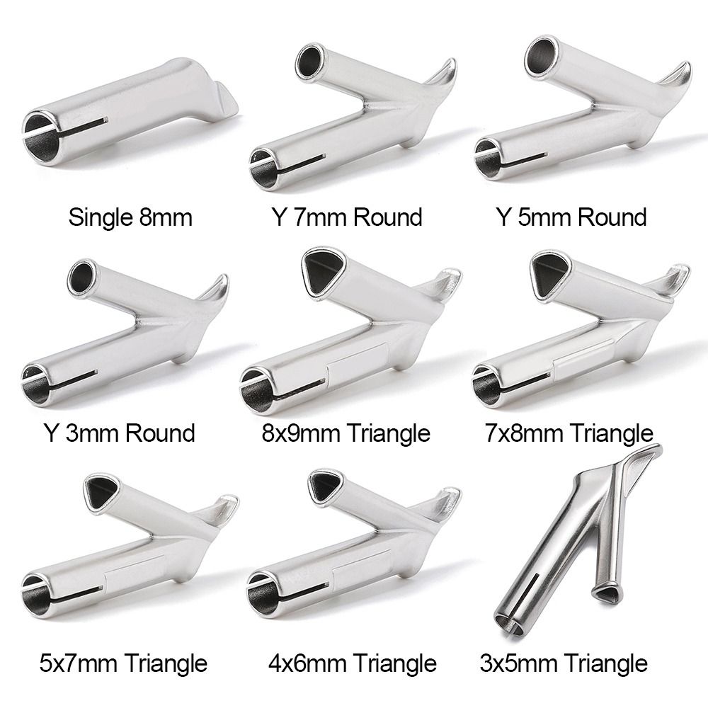 Bocunes de soudage pour la souffleuse en plastique en plastique en plastique Triangle de vitesses Triangle 5 mm Tête de soudage Round Allaire Y Type de soudage outil