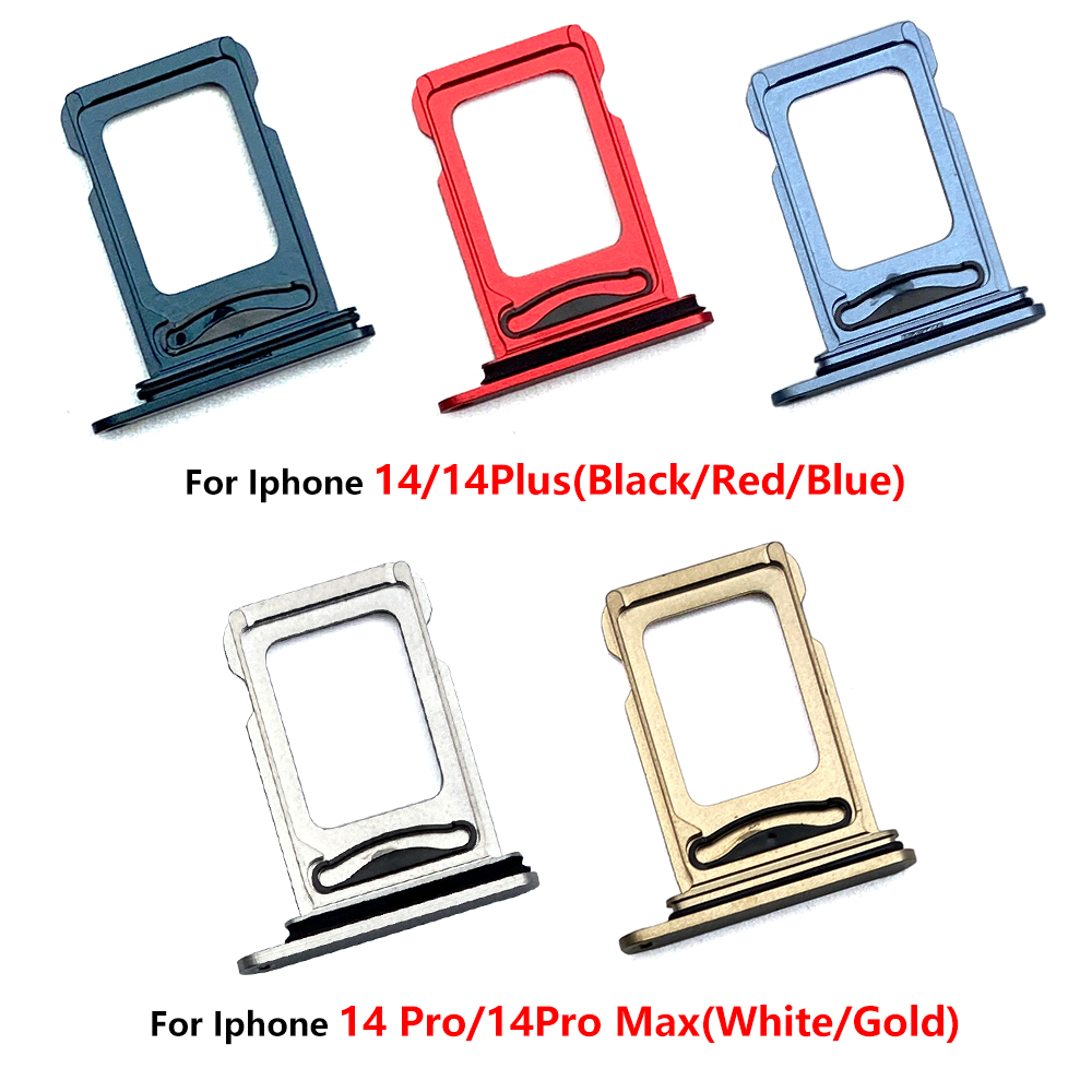 Original pour iPhone 14 Pro Max Plus SIM Carte Tray Tray Slot Holder Adapter Accessoires