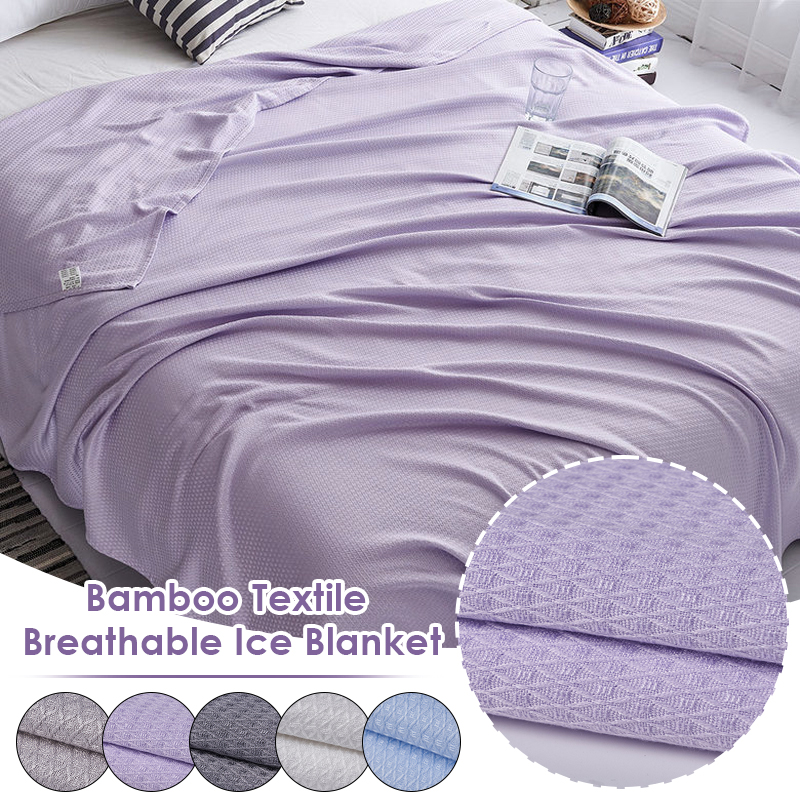 Sommar cool bambu fiber kast filt luftkonditionering tupplur filtar bäddsoffa rest hem andas silkeslen filt täcke