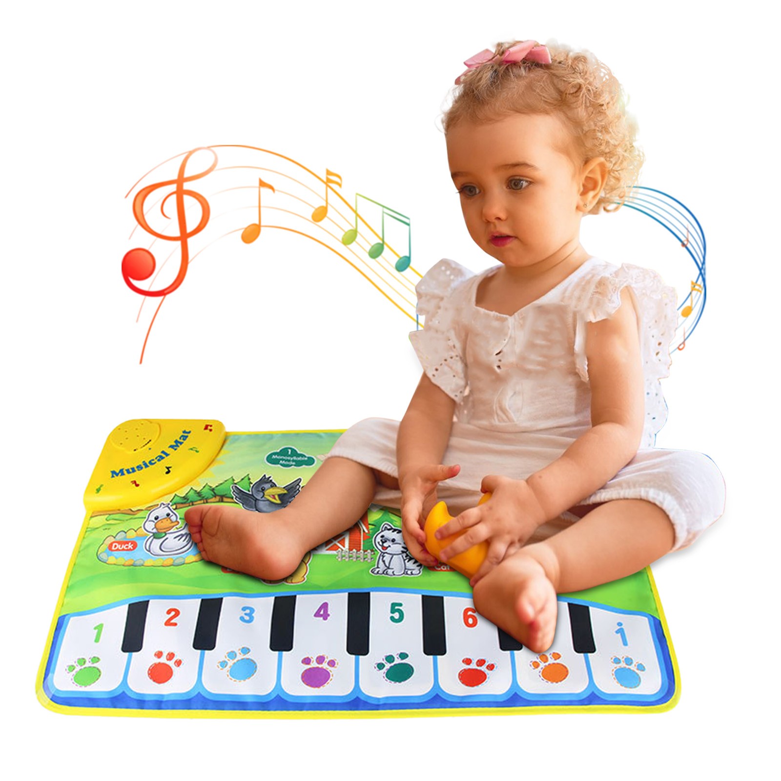 37x60cm pour bébé piano tapis musics pavé abrogeant animal pour jouer des jouets bébé apprentissage des instruments de musique toys pour enfants enfants