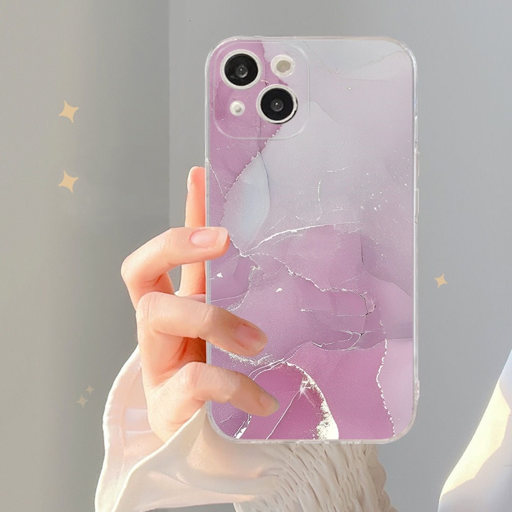 Marble Art Phone Case For iPhone 14 13 12 Mini 11 Pro XS Max X XR SE 6 7 8 Plus Soft Silicone Cover