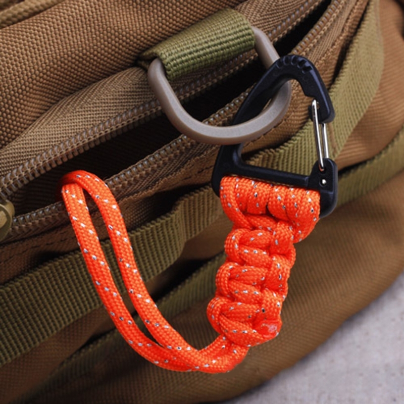 Carabiner Hook Paracord Lonyard Clip Lonyard Heavy Duty TredEd Keychain Lonyard