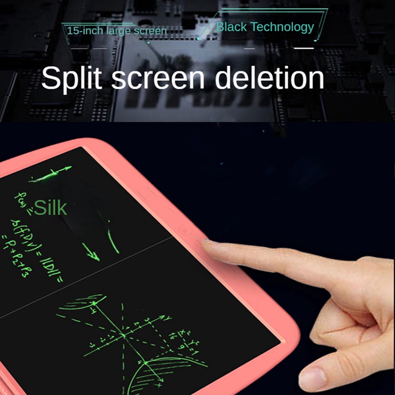 Split Screen Writing Board LCD Einzelfarbe elektronischer Malscheibe Zeichnungsbrett Handschrift Pad Blau