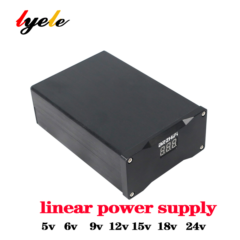 Lyele 24V 12V 9V 5V Alimentation linéaire Alimentation Low Bruit Double sortie 3,5A 25W DC ALIMENTATION RÉGULEMENT LINÉAR