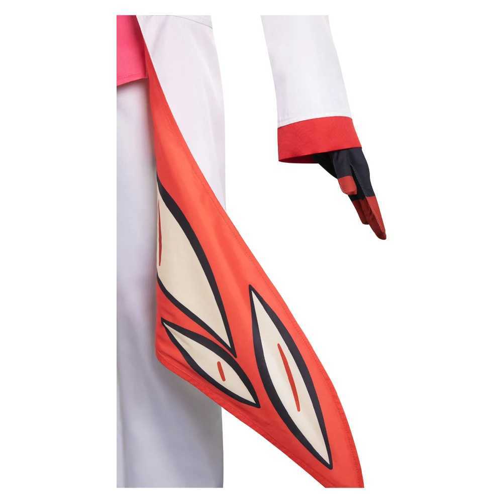 Anime Costumes Anime Lucyfer Cosplay Battle Full Set Costume Cartoon Hotel Przebranie czapek Peroga Mężczyźni Przebranie roli Halloween Fantasy Suit 240411