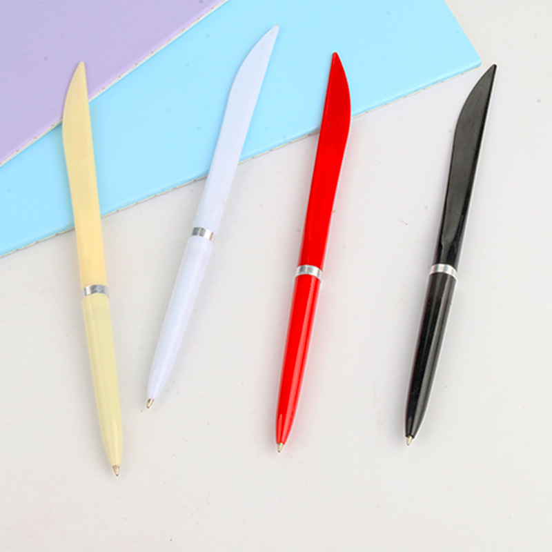 stylo à bille multifonctionnel avec ouvreur de la boîte en plastique couteau couché cutable styliste de la papeterie de bureau de bureau
