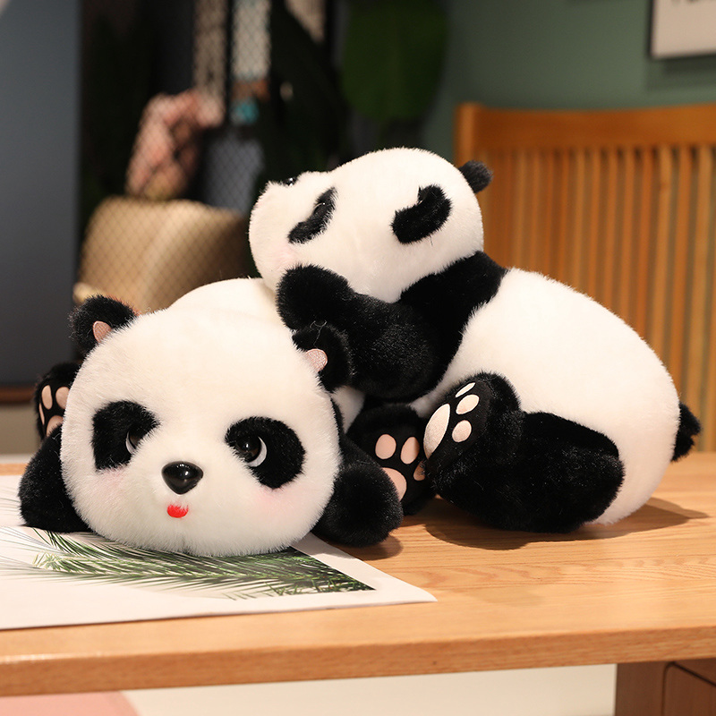 kawaii panda giocattoli peluche carini panda panda animali morbido bambola orso bambole cuscino bambini regali di Natale bambini