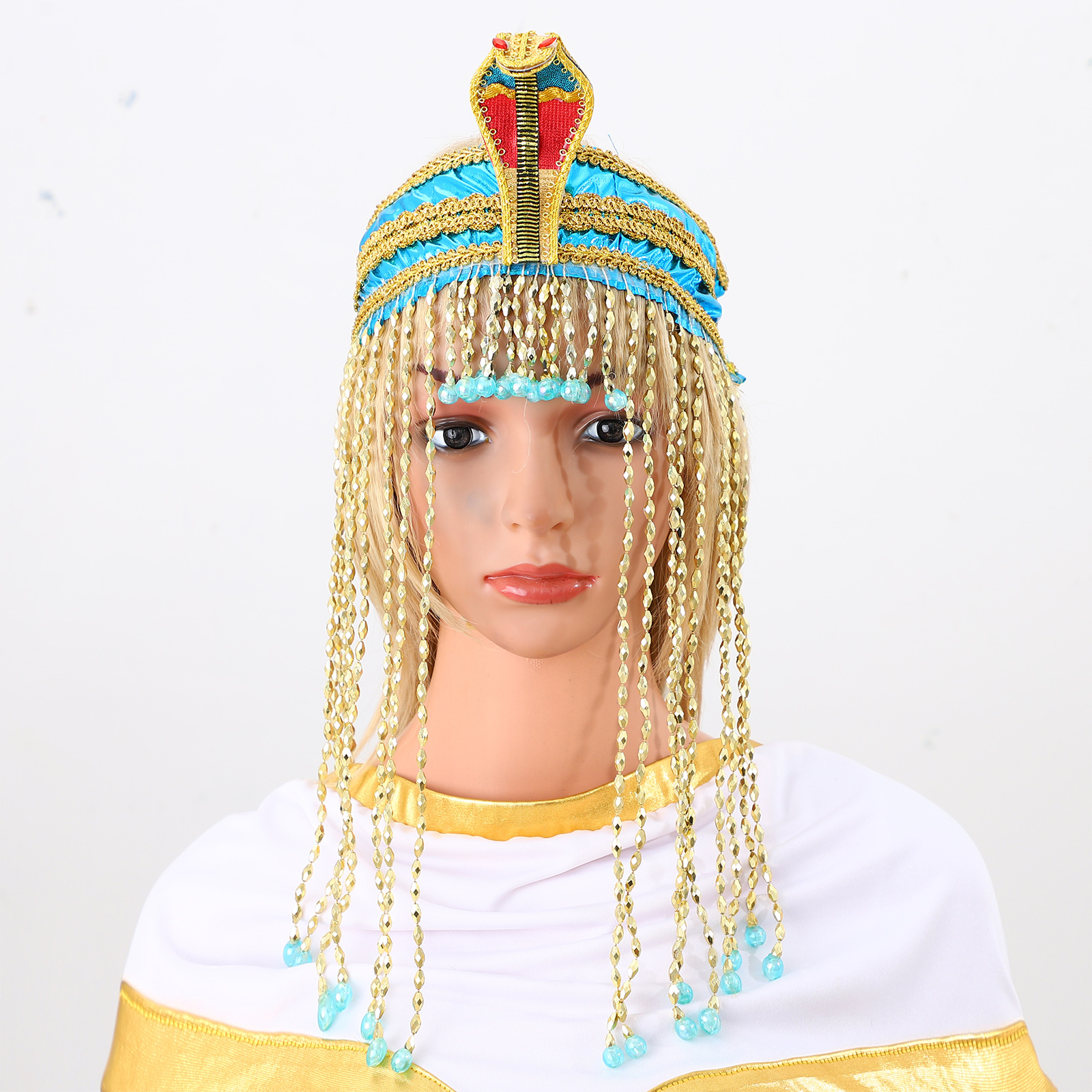 Halloween kostymer forntida farao Egypten kung egyptiska cleopatra drottning kostym tillbehör präst cosplay kläder för män wome