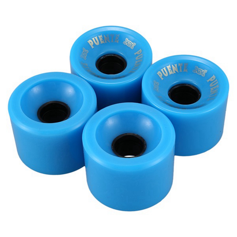 Puente Cruiser Skateboard Wheels Pu Wheels Long Board Cruiser Roues avec ABCE-9 Roulements