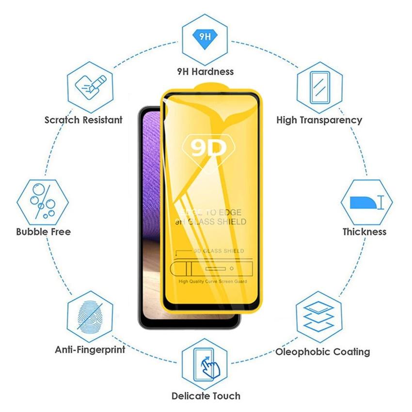 2/P30 Lite 9D Tempered Glass For Huawei P40 P20 Pro Screen Protector Honor 9X 50 10X 20 10 Lite X8 8X 9S 9C 9A 8S 8C 8A 30i