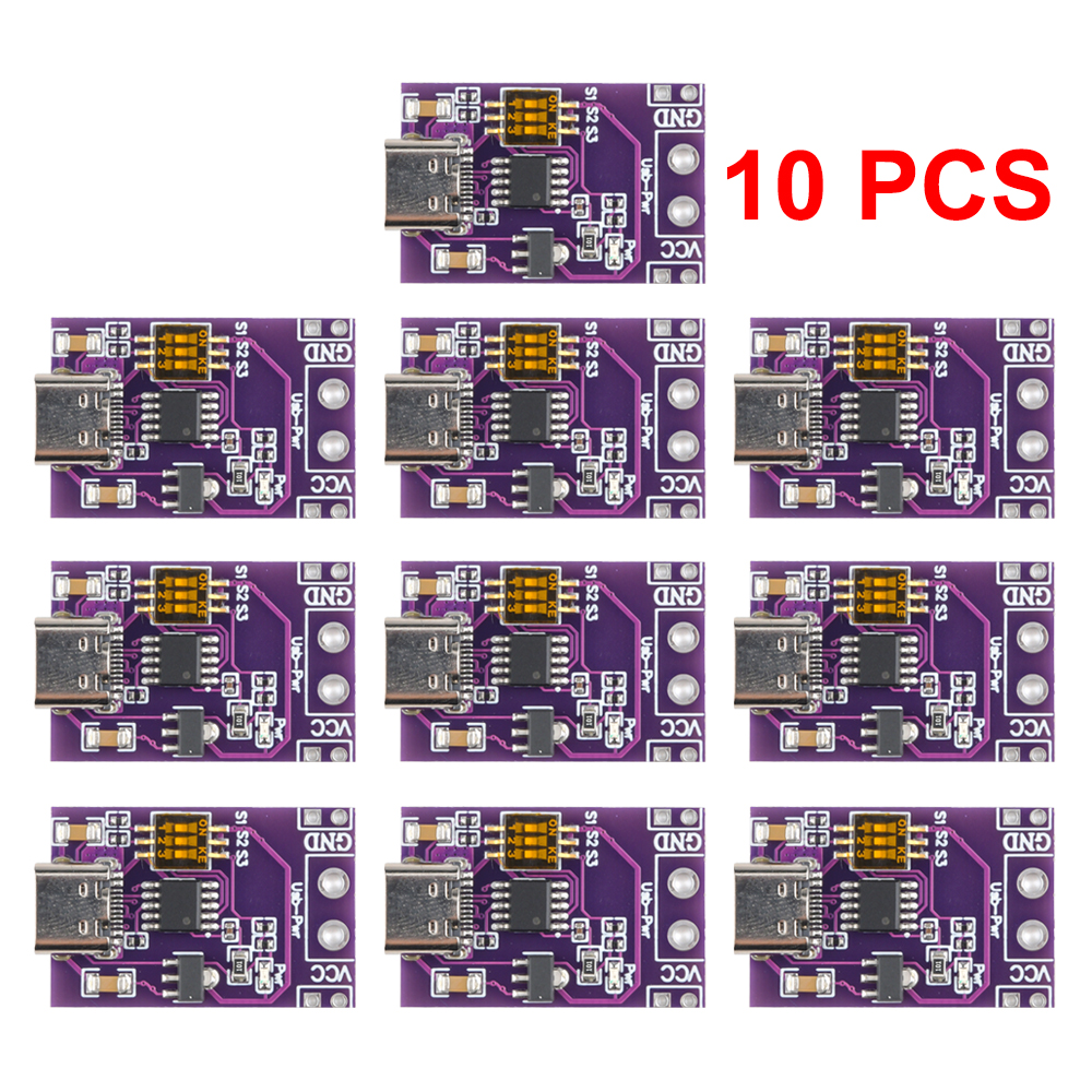 USB C PD 트리거 모듈 DC-DC QC 트리거 파워 뱅크 모듈 브레이크 아웃 배송 보드 빠른 충전기 보드 스프 사기 빠른 충전