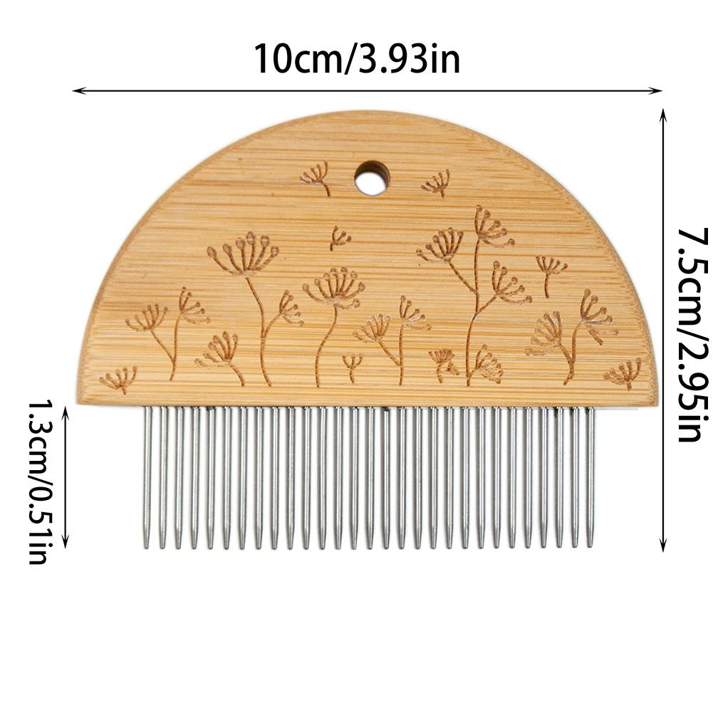 Kit tessitura in legno kit fai -da -te tavolo a alestry tessuto multifunzionale laboratorio di bambù e strumenti di composizione in acciaio in legno