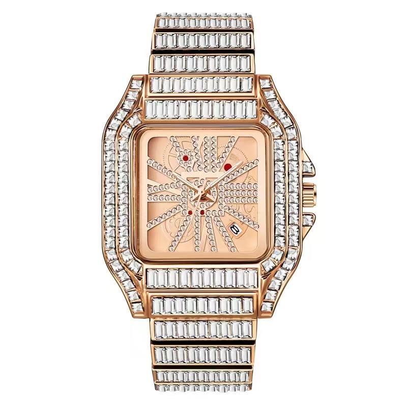 Haga hincapié en que sus relojes contienen diamantes reales, por ejemplo, relojes genuinos de diamantes CVD o relojes de lujo para mí India