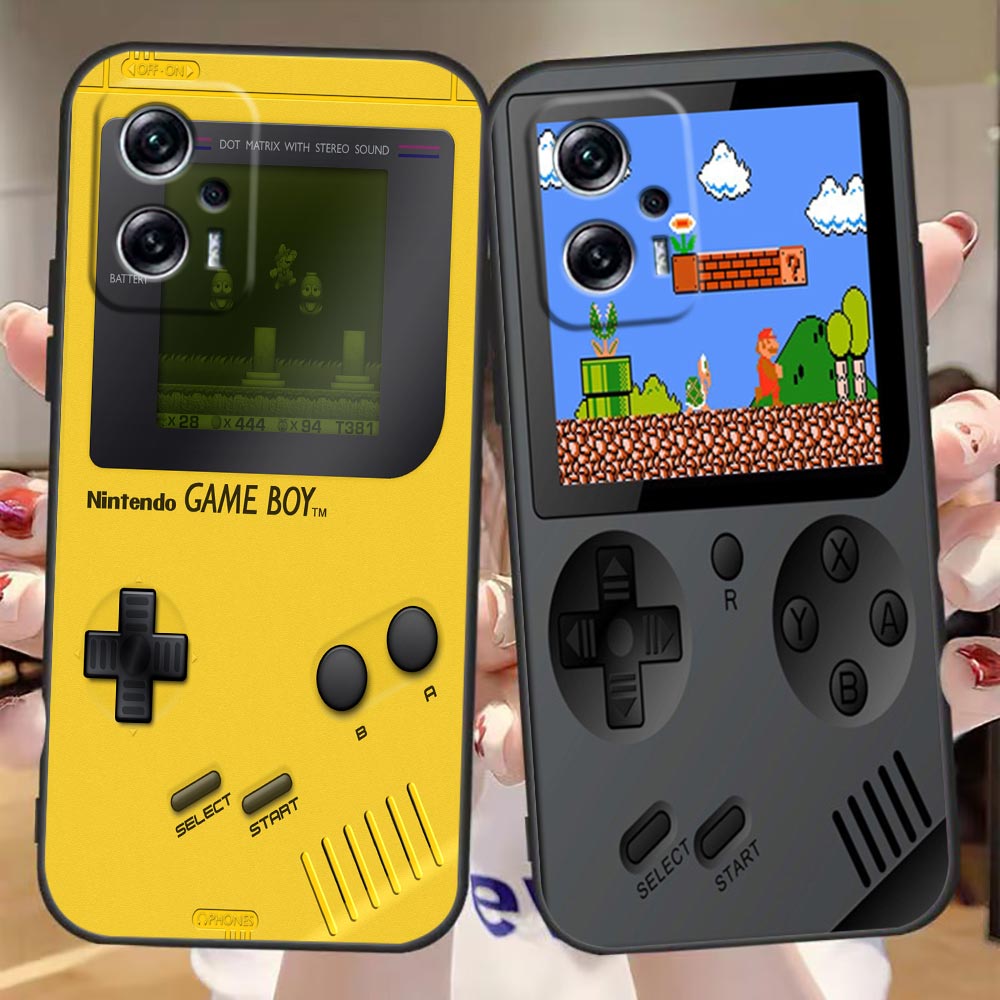 Classic Mobile Game-Boy Model Cover Case For Redmi Note 11 11S 11E 11T 7 8 12 8T 9 9S 9T 10 10S Pro Plus 4G 5G Carcasa Case