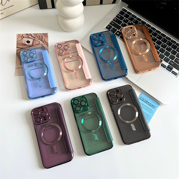 Luxo Card Card Slot Designer Casos de capa de couro para celular para 15 14 Plus 13 12 11 Pro Max Fashion Wireless Charger Caso Capas S24 S23FE S23 Plus Ultra