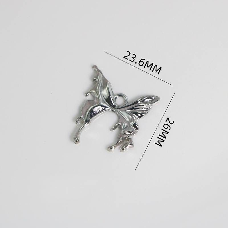 WZNB Alloy Charms Butterfly Charms Moth Pendant For Jewelry Making DIY Bracelet Necklaces Craft Accessories Wholesale