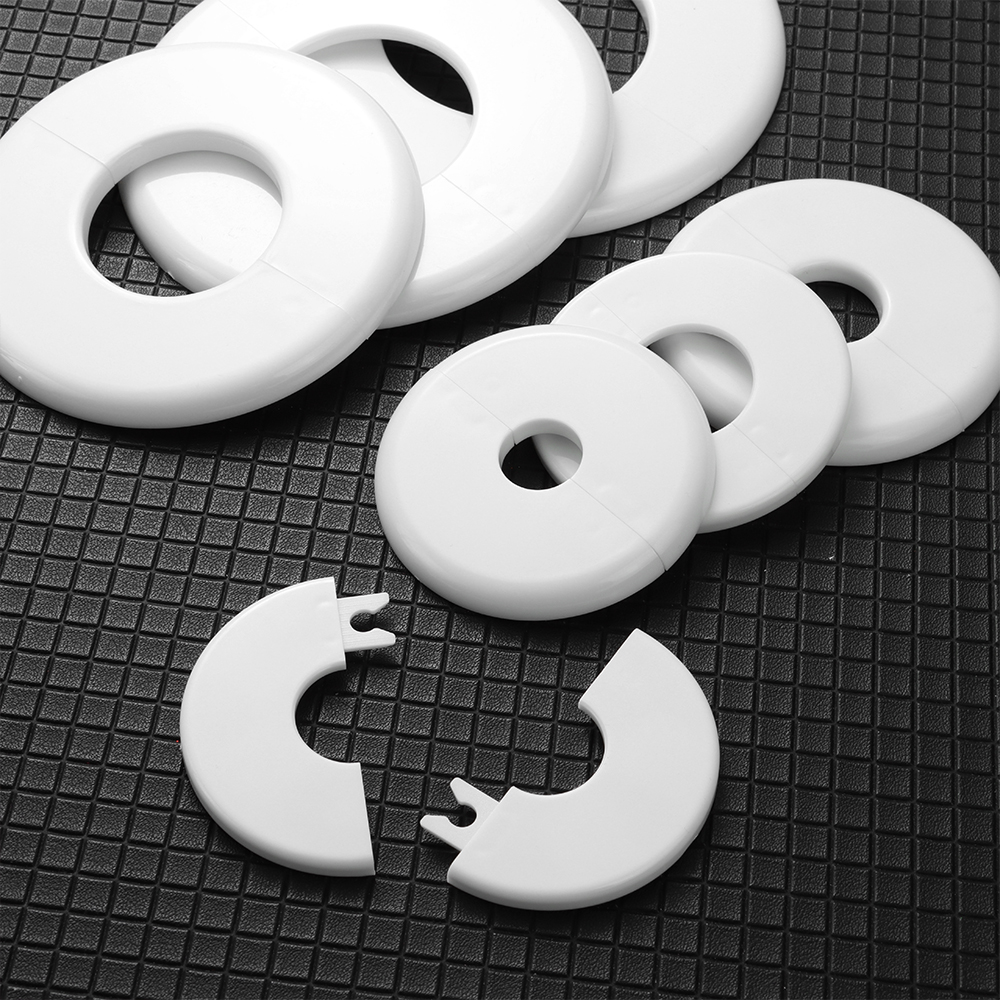 Plastic Wall Wire Hole Cover Wall Hole Pipe Decorative Cover Splittable Self-adhesive Office Computer Desktop Cable Storage Cap