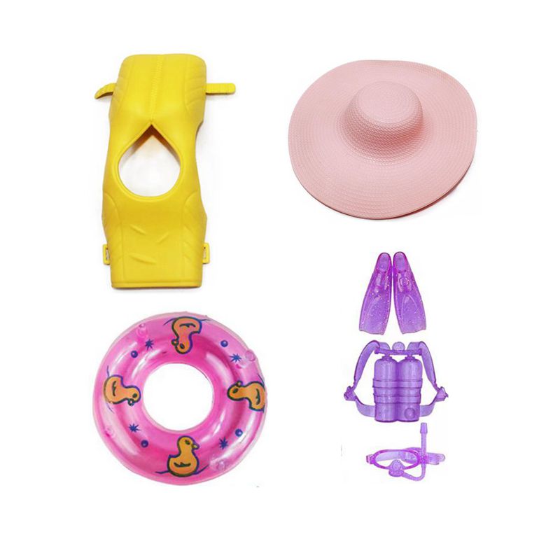 Mini Boats Kawaii Items Summer Kids Toys Beach Chair Miniature Accessories For Barbie DIY Girl Game Birthday Present Gifts