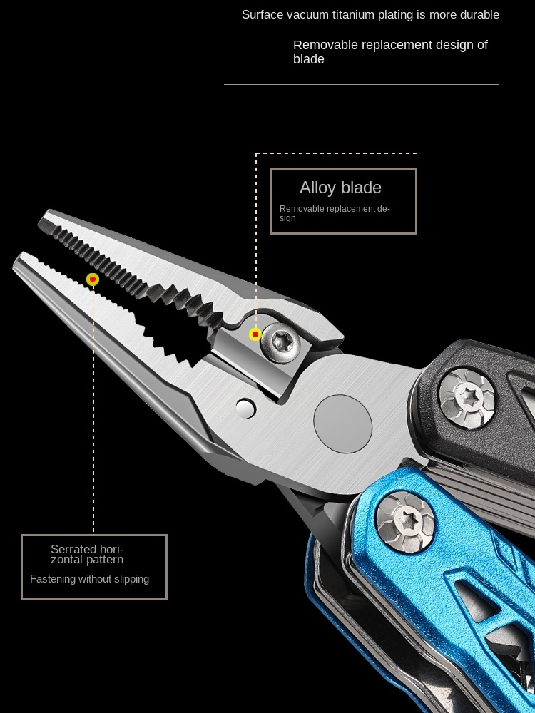 Multifunktionaler Outdoor Hammer Wolfram Legierung Drahtzange Klauenschlüssel Hammer Auto Sicherheit gebrochene Fenster Flucht Hammer Werkzeugklemme