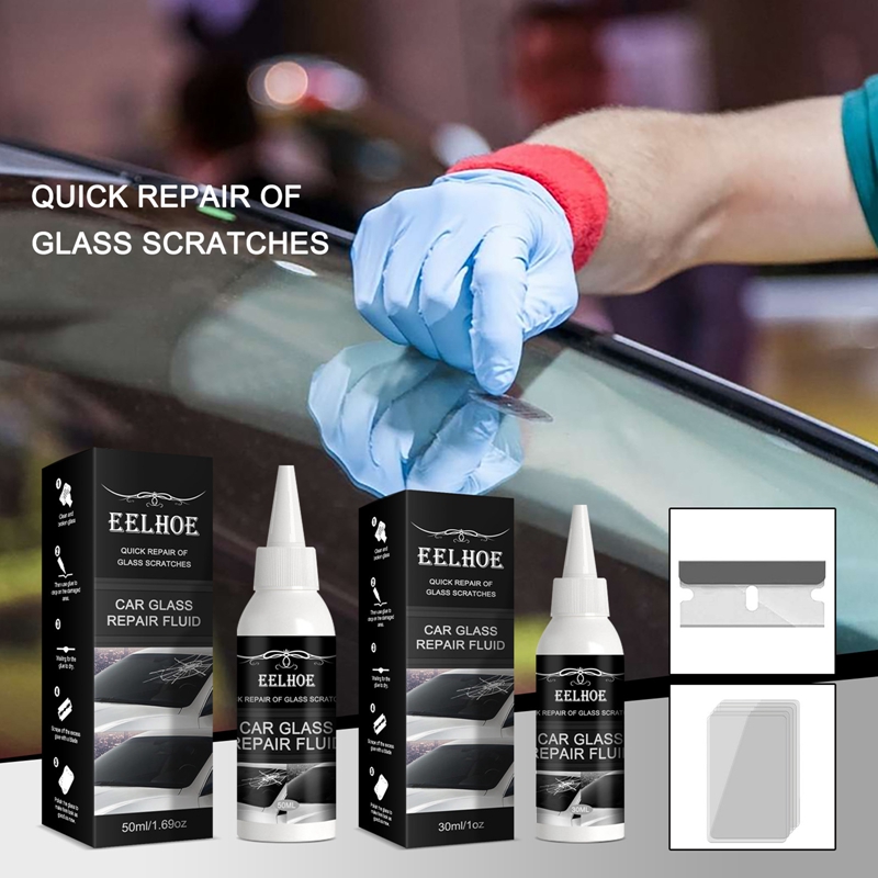 30/50ml Car Windshield Cracked Repair Tool Glass Resin Curing Glue Crack Restore Fixing Liquid Phone Screen Repair Tool