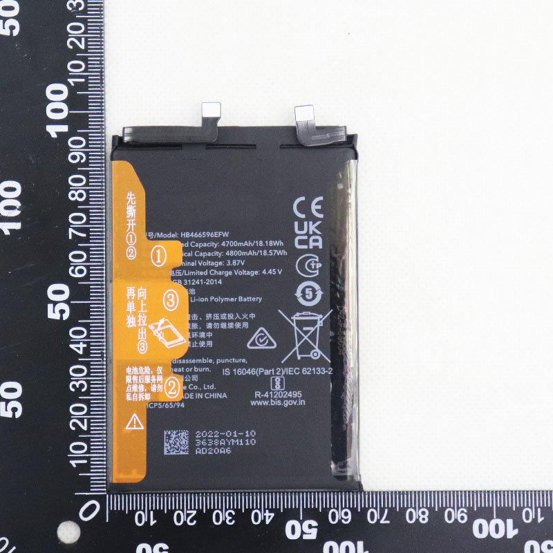 4800 мАч HB466596EFW Батарея для Huawei Honor X30 Battery Battery