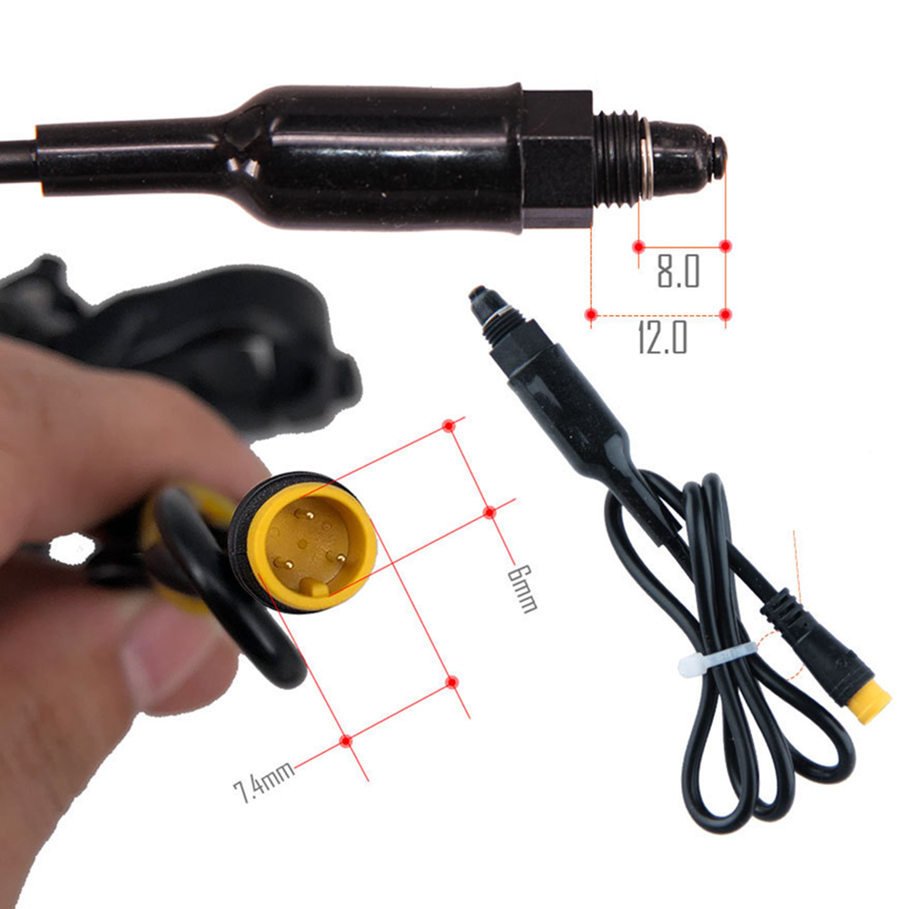 Energia elétrica do sensor de freio de bicicleta cortada com plugue hidráulico Conector à prova d'água para XOD para peças de reposição de ebike bafang