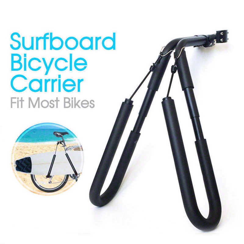 Bicicleta Surfboard Rack Bicycle Transportador Mount Mount Longboard Portador com kit de rack de posicionamento interno para wakeboard