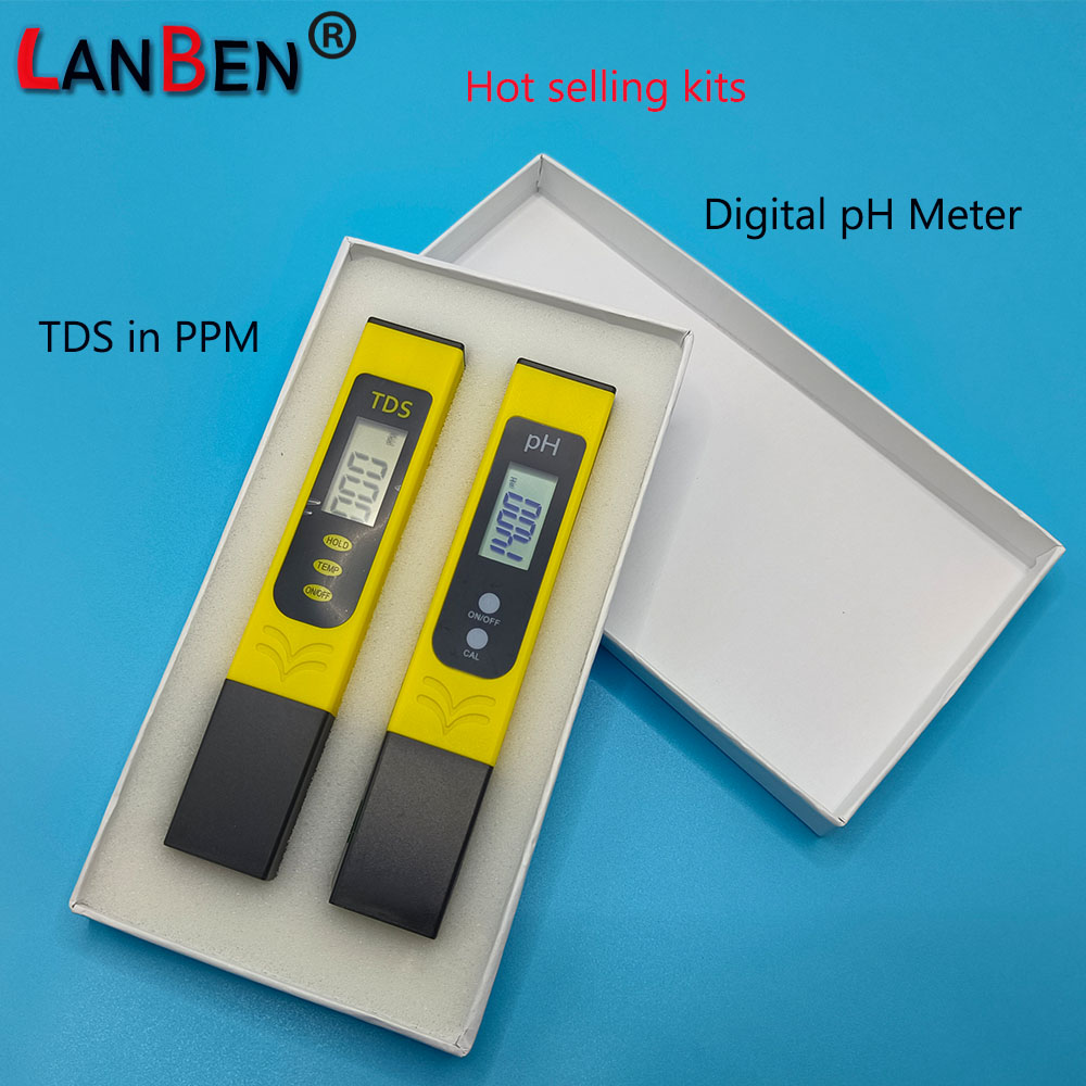 Portable Digital PH Meter and TDS Temp Meter Combo PH TDS Tester for RO system cooling tower aquariums