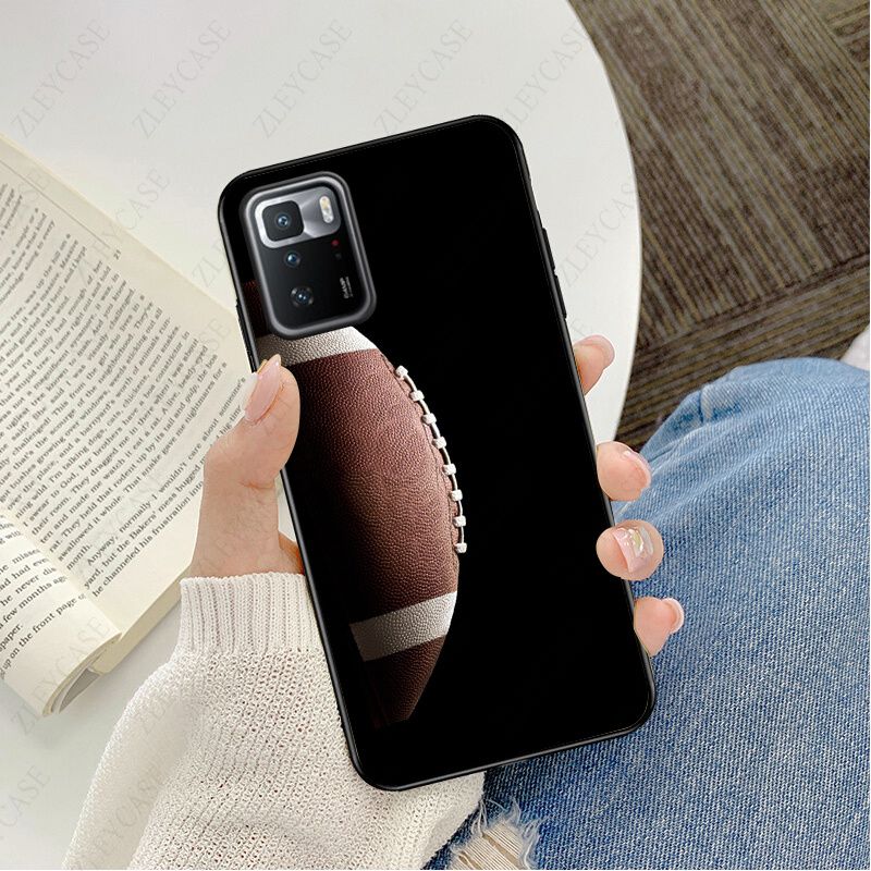 American Football Sport Phone Cover pour Xiaomi Redmi Note 13pro Note12pro 11pro Note10pro 9pro 8pro 9s 9t 8T K40 12c 10c 9c Case