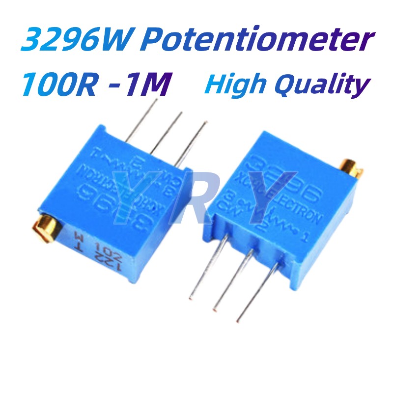 3296 Potentiometer Kit عالية الجودة 3296W متغير المقاوم 100R -1M 200R 500R 1K 2K 5K 10K 20K 50K 100K 200K 500K 3296W