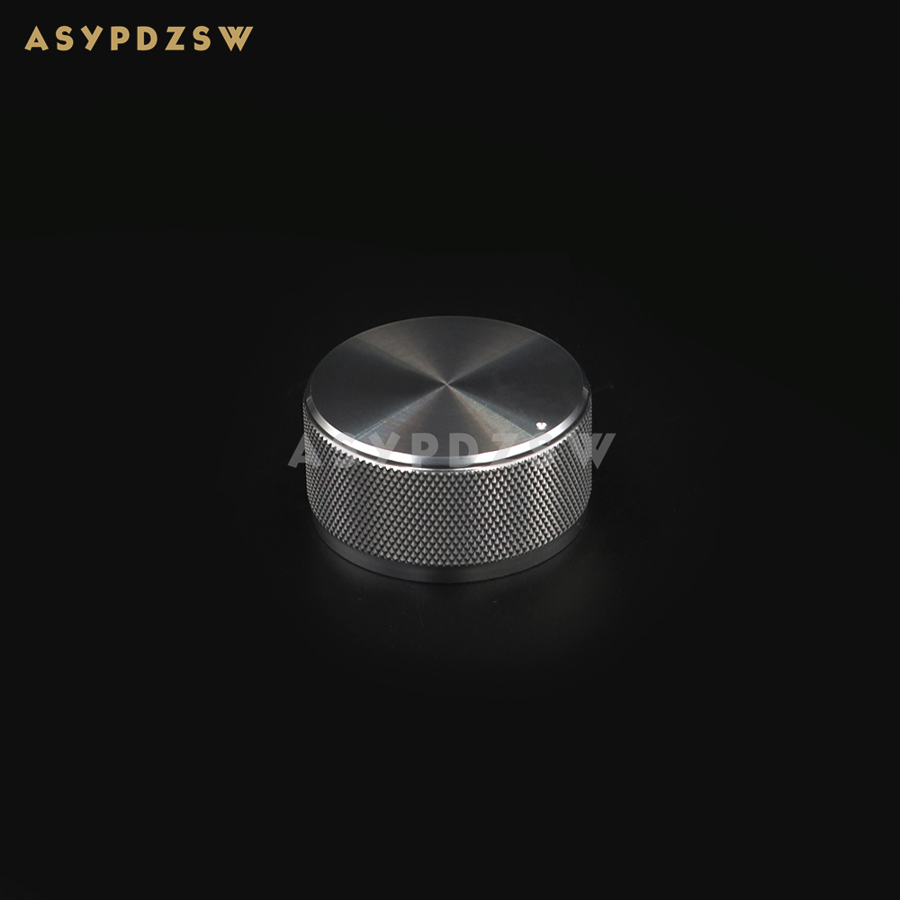 's 44*22 mm versterker Volume Potentiometer aluminium knop gekarteld zilver/zwart/goud optioneel