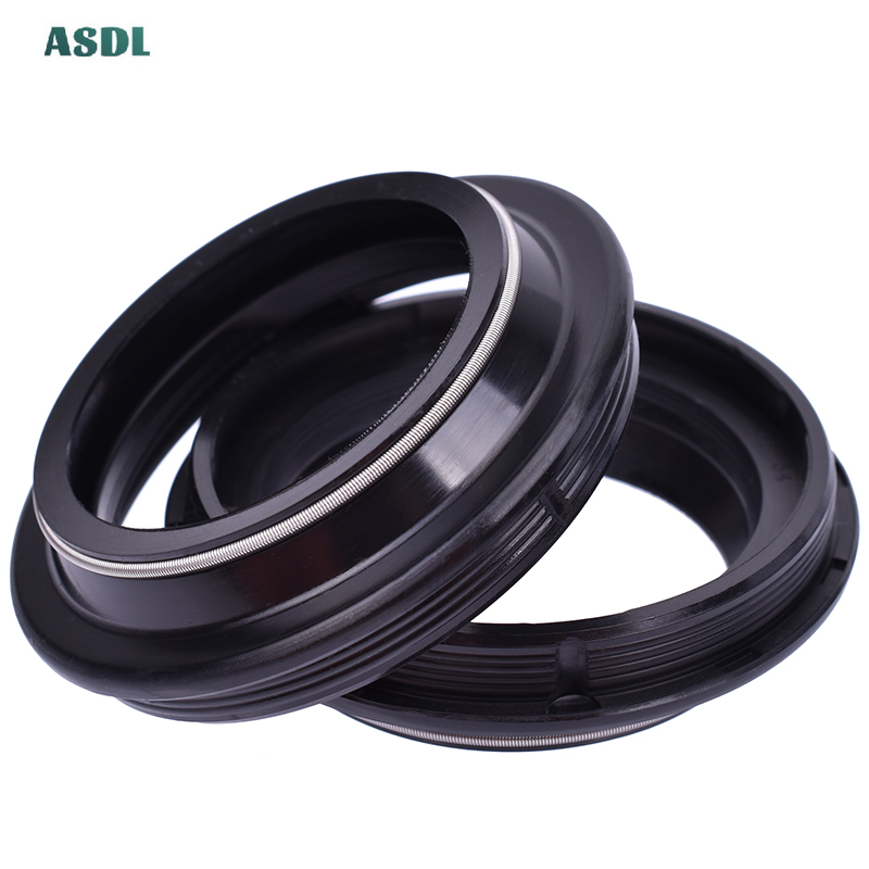 48x58x9 48 58 9 Oil Dust Front Fork Seals For Yamaha YZ125 250 450 F YZ WR250F WR450F CRF250R For Honda CRF 450R Motocross 48mm