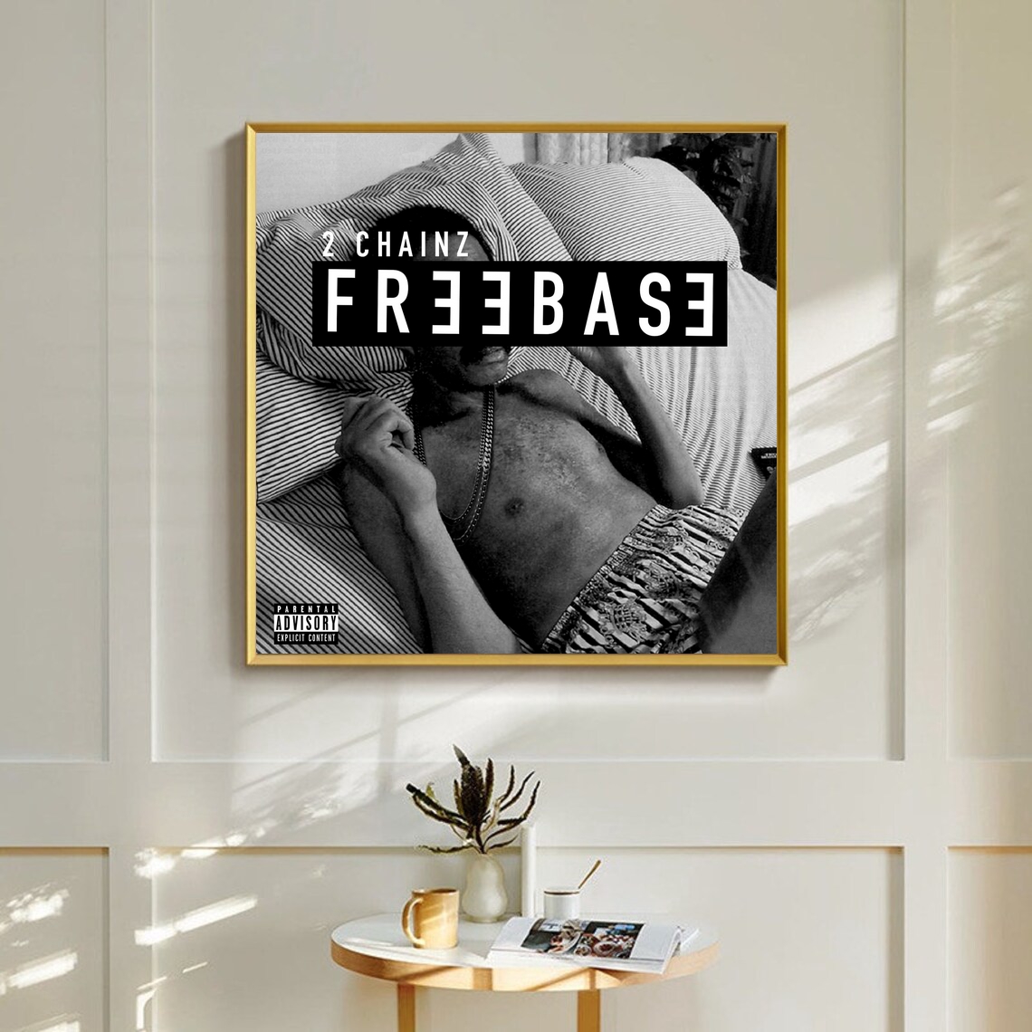 2 Chainz Freebase Music Album Couverture Affiche HD Toile imprimable Art Print Decor Home Decor Wall Painting pas de cadre