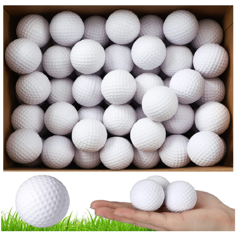 Golfbälle Bulk weiße Golf Übung Bälle hohl Golf Plastik Ball Sekundäre Verwendung Hit Away Golf Bälle Training Golfbälle