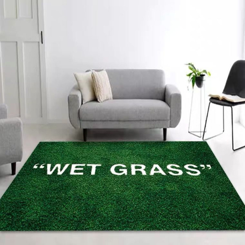 Våt gräsmatta lyxigt grönt område matta vardagsrum golvmatta sovrum sovrum bay fönster soffa matta heminredning tvättstuga golvmatta