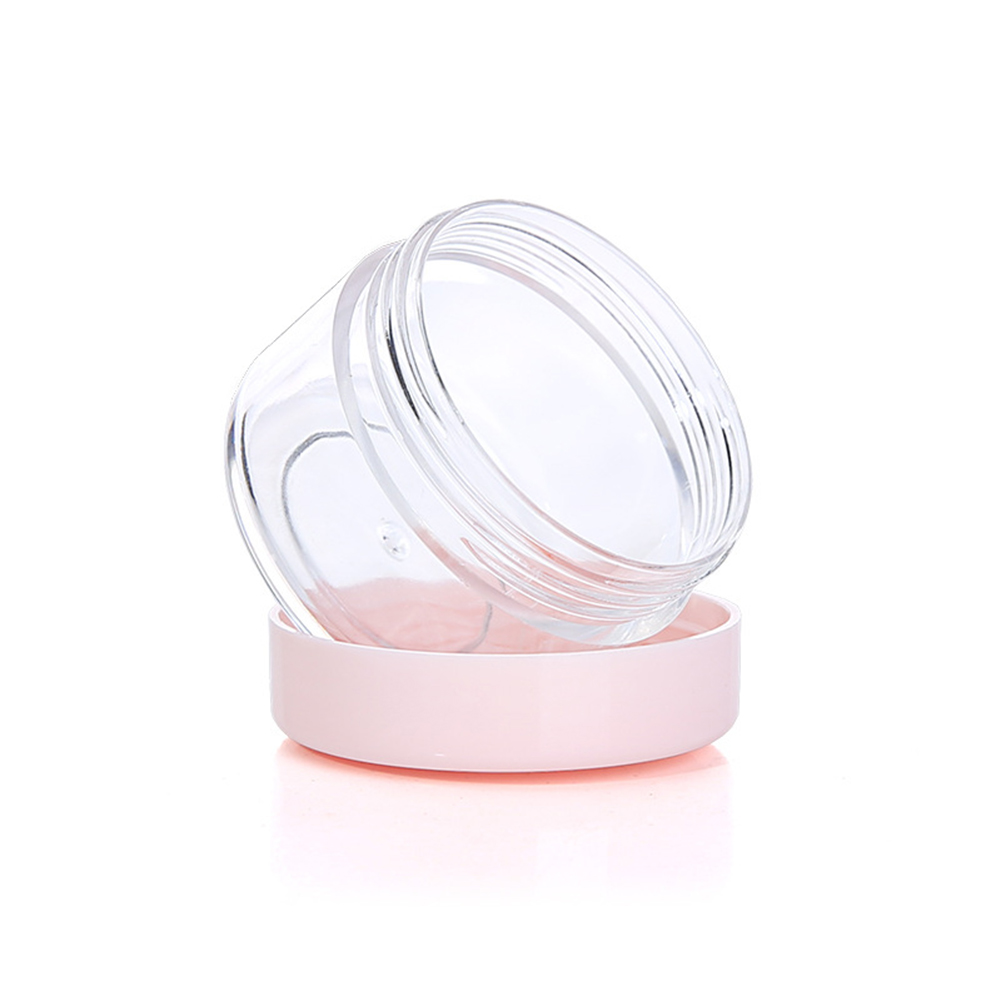 / de maquillage en plastique vide Nail Art Perle Conteneur de rangement de rangement portable Portable Jar Pot Boîte Round Bouteille 10G 15G 20G