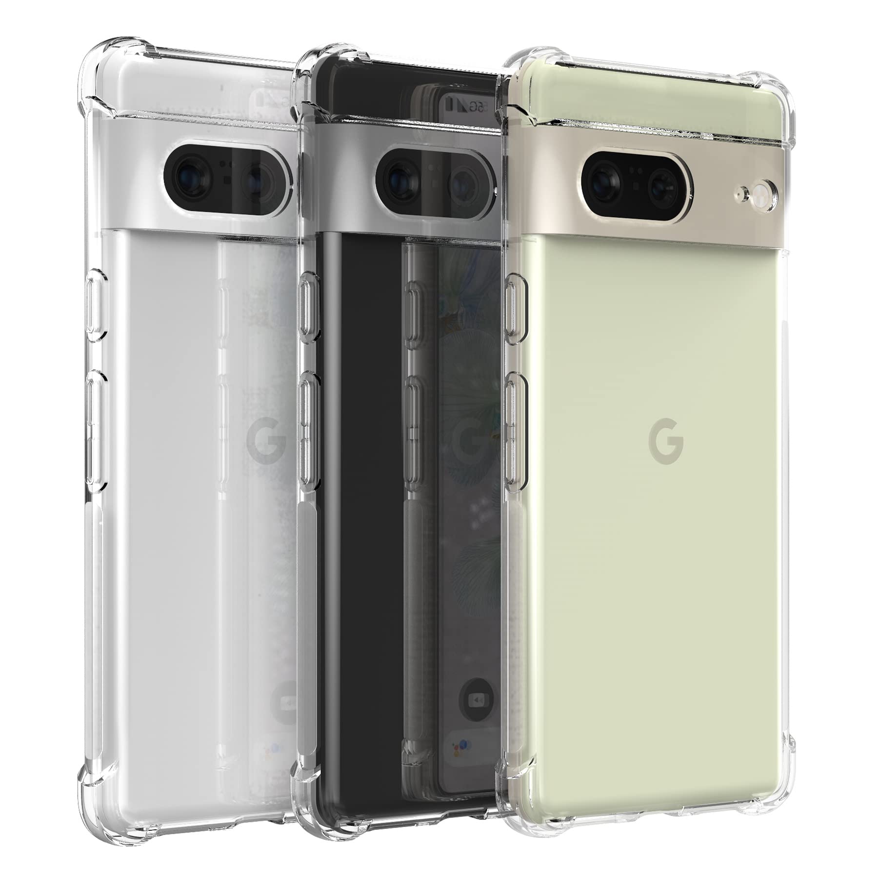 Shockproof Transparent Soft TPU Case for Pixel 7 Pro Silicone Back Shell Covers for Google 6a 6 6Pro Clear Fundas Coque Capa