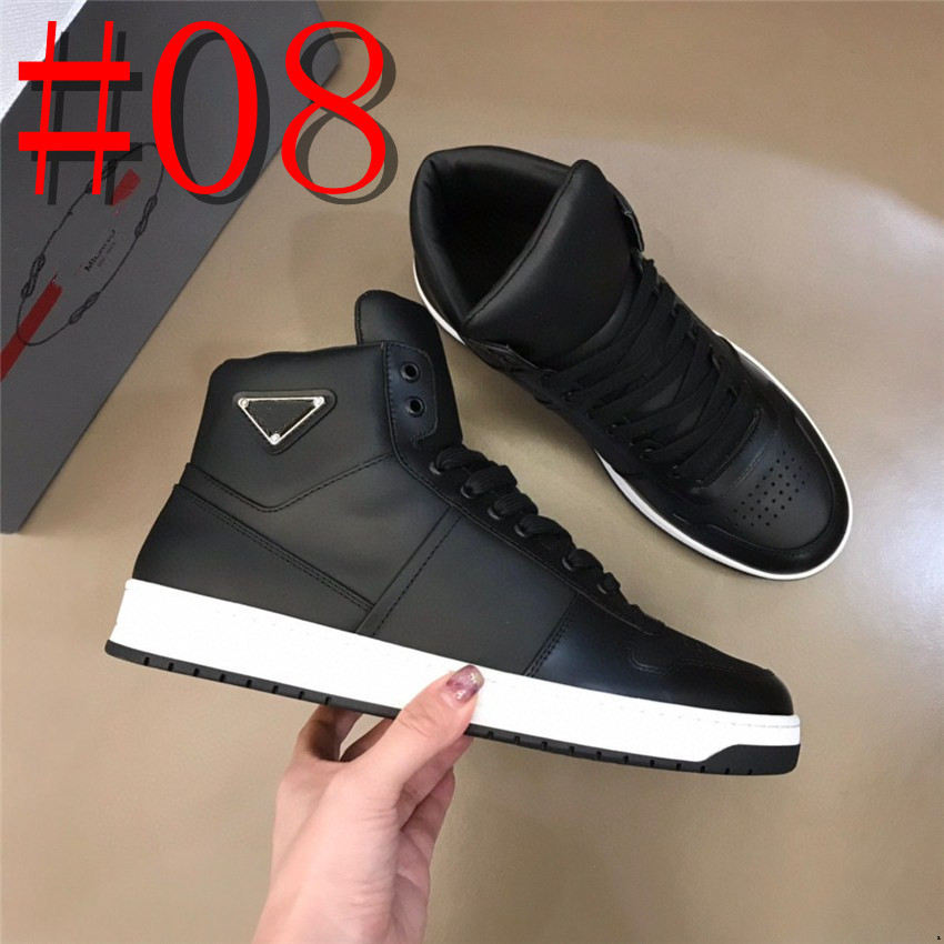 2024 Designer Casual schoenen Sneakers Men Casual schoenen Interlocking G Borduurwerk luxe platform Zwart wit leer luxueus Italië Chaussures Sneaker Maat 38-45