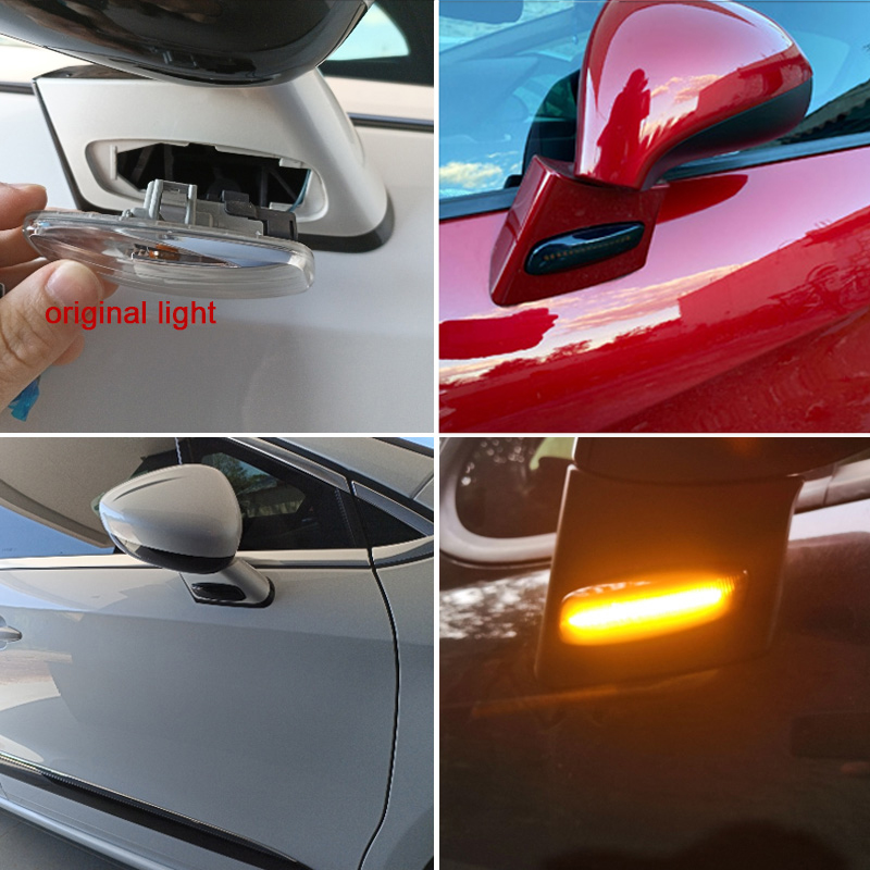 pour Citroen C4 Picasso C3 C5 DS4 Peugeot 308 207 3008 5008 LED TUR SIGNAL MARCHER LALLE MARCHER LAMPE LAMPE AMBRE