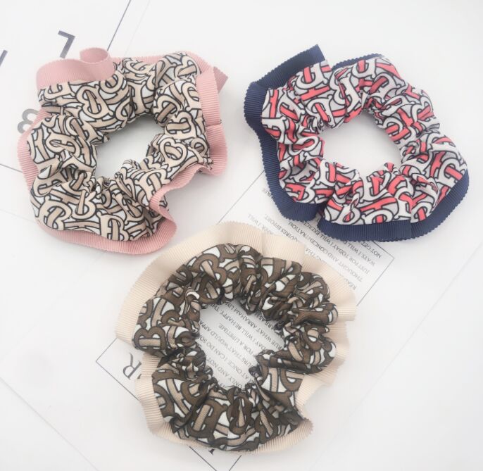 Bandons simples Scrunchie 2024 Enfants Tissu Tissu Bandons de coiffure