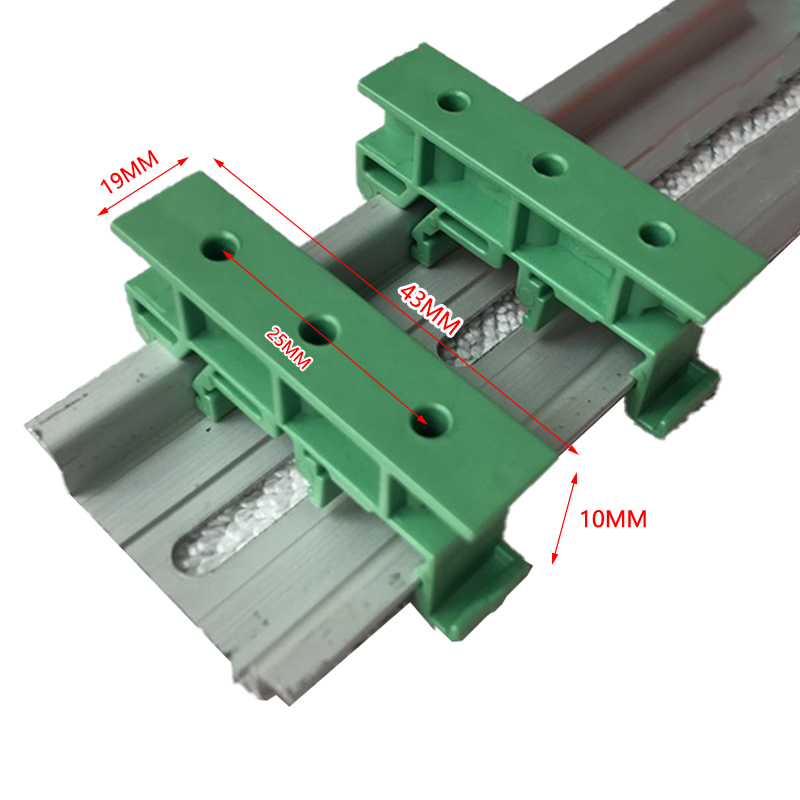 Adattatore di montaggio PCB da con 4 viti da 25 mm Adattatore di montaggio Din Rail Adattatore PCB Adattatore la scheda Clip del supporto