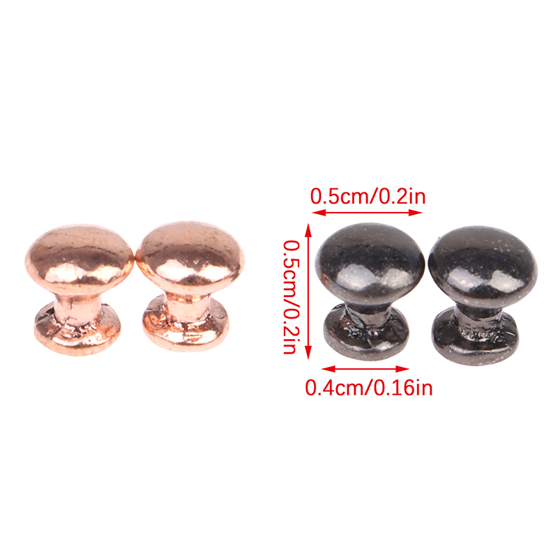 1:12 Dollhouse Miniature Antique Bronze Cabinet Drawer Knob Furniture Hardware Handles Wardrobe Kitchen Pulls Furniture Toy