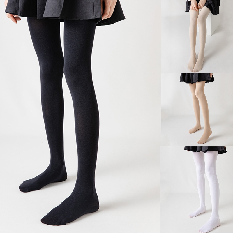 Femmes 120D Pantyhose Opaque Color Color Top High Elastic Colls Leggings