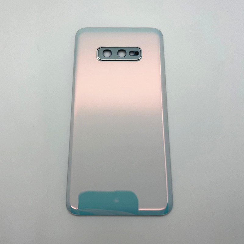 New For Samsung S10e SM-G9700 Rear Glass Door Housing Back Battery Cover Repair Parts For Galaxy S10E