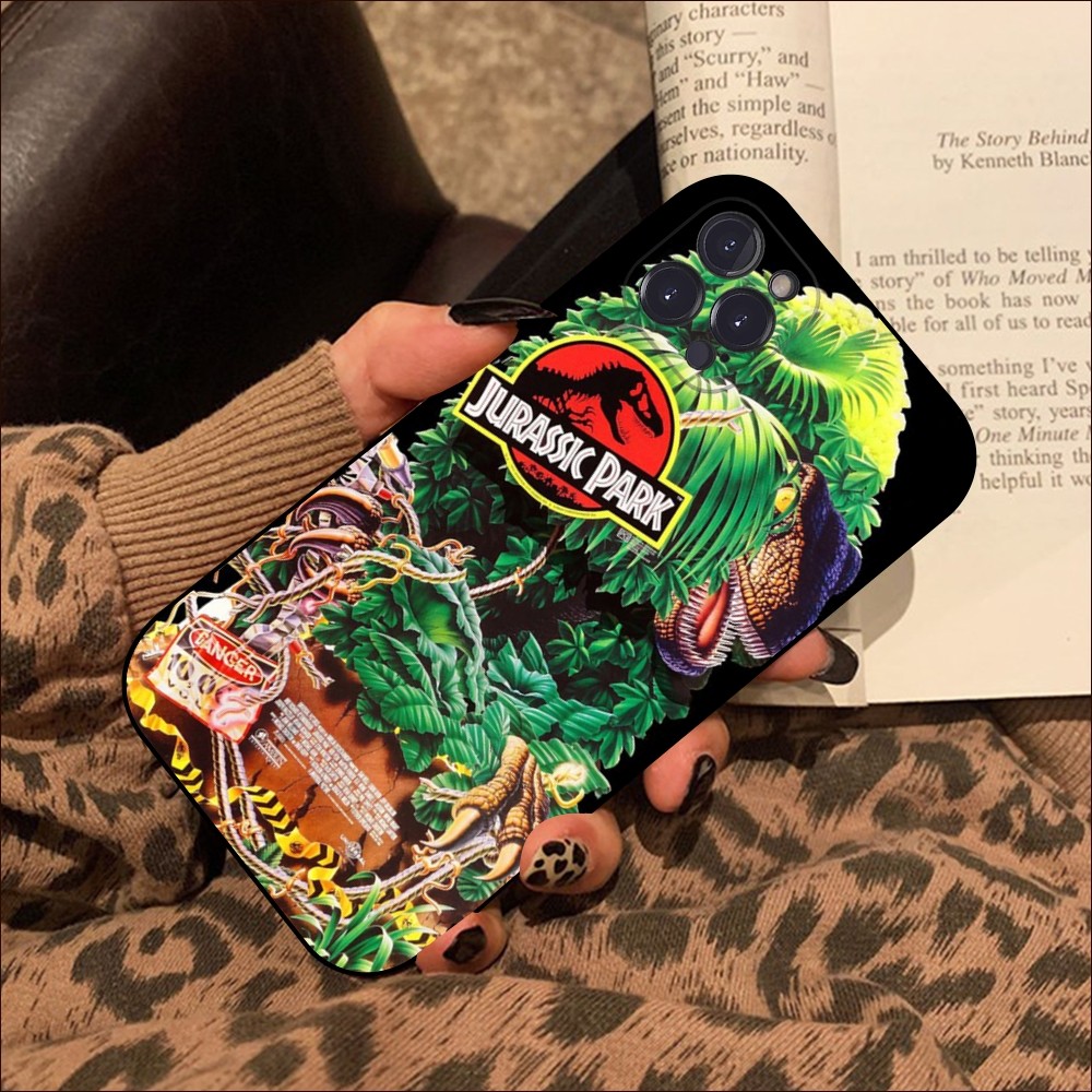 Jurassic Park Dinosaur Phone Case For IPhone 14 13 12 Mini 11 Pro XS Max X XR SE 6 7 8 Plus Soft Silicone Cover