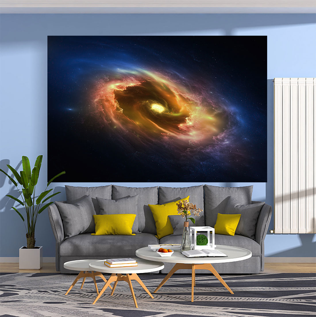 Trippy Galaxy Universe Space Hanging Tapestries Hippie Home Decor Yoga Beach Mat Sofa Blanket Wall Cloths