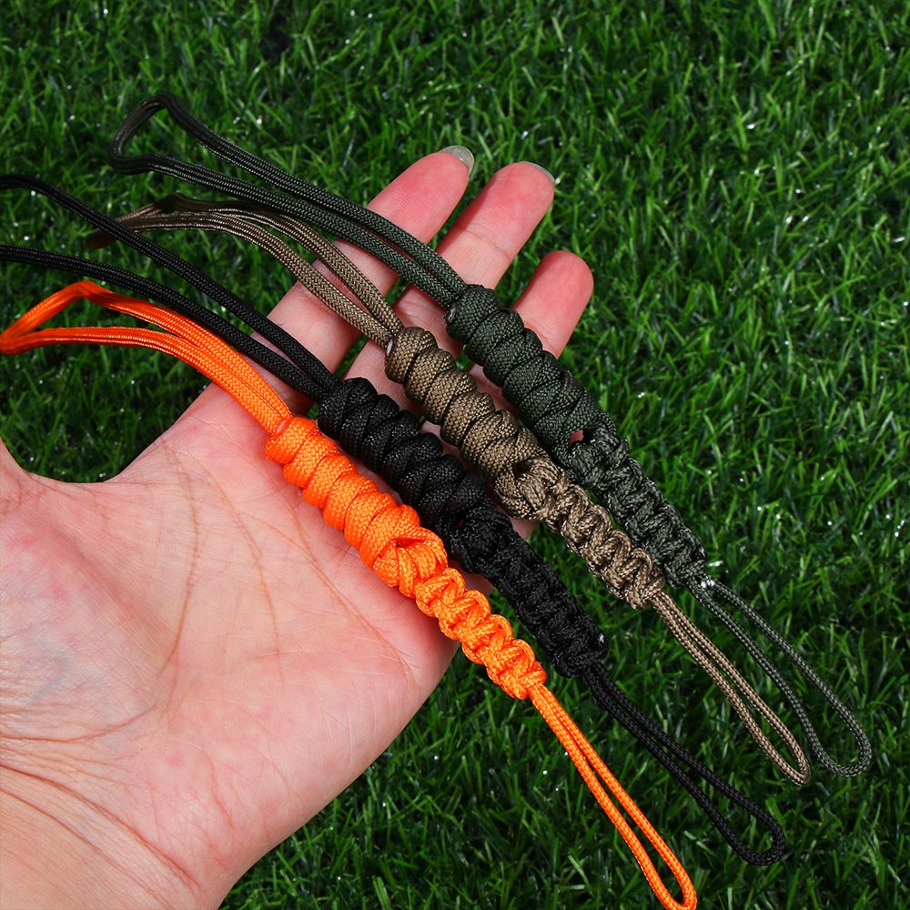 Paracord sleutelhanger lanyard hoge sterkte parachute koord noodsoms survival sleutelhanger zaklampcamera anti-maximaal hangende touw