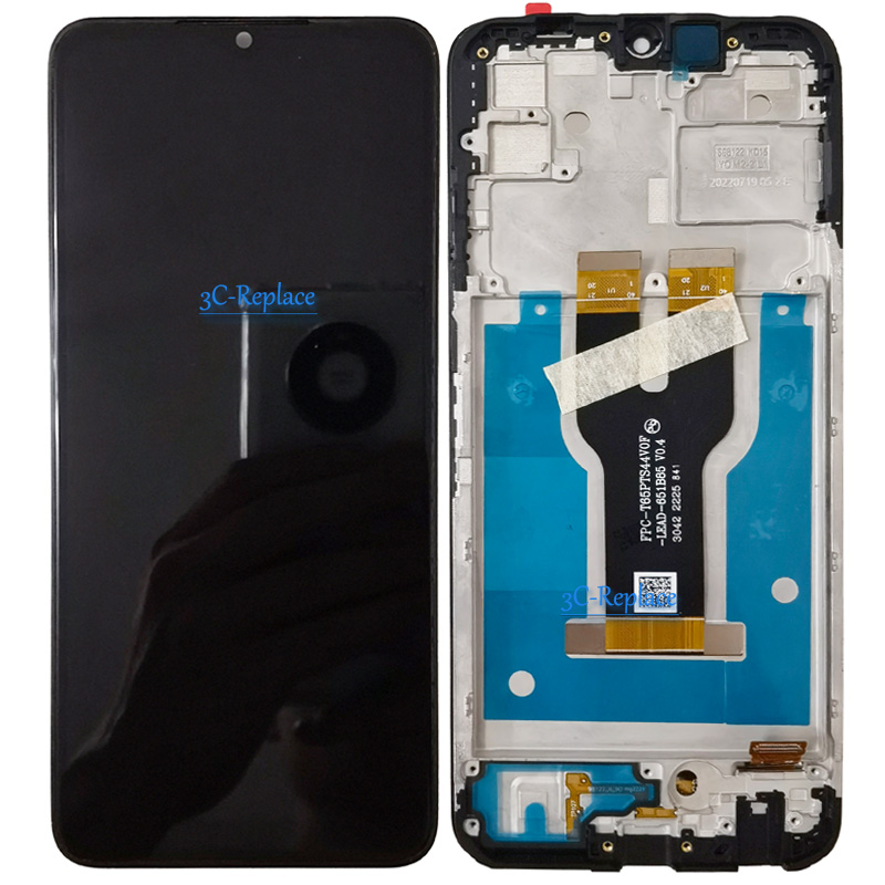 6,52 pouces pour le T-Mobile Revvl 6 T Téléphone T 5G TMAF025G Écran d'affichage Affichage Tactile Panneau Numérozard Ensemble / avec cadre