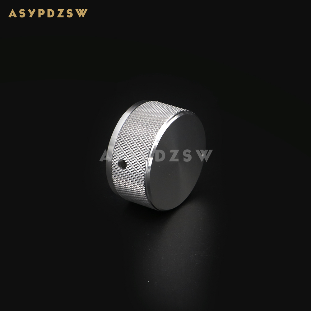 's 44*22 mm versterker Volume Potentiometer aluminium knop gekarteld zilver/zwart/goud optioneel