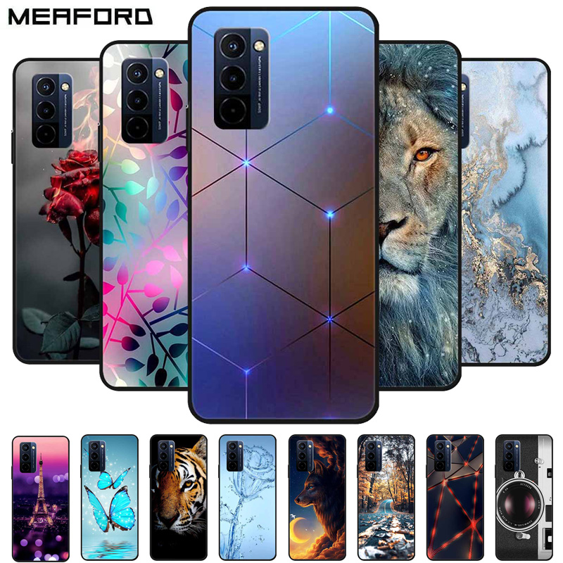 Wiko 10 Case WIKO10 Şok geçirmez Silikon Yumuşak TPU Wiko10 Telefon Kılıfları için Geri Kapak 6.75 